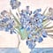 American Art Decor Ornate Framed Blue Irises Canvas Print by Vincent van Gogh - 31.5" x 27.5"
